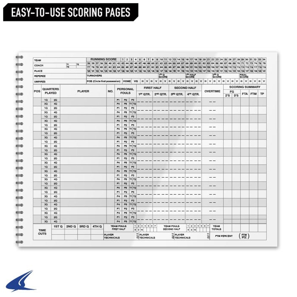 Basketball Score Book