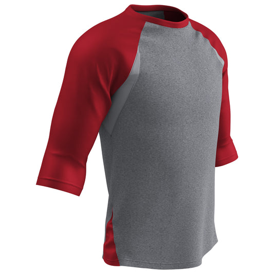 Mens EXTRA INNINGS 3/4 Sleeve Baseball Shirt