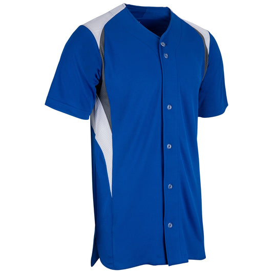 Mens Bull Pen Full Button Jersey