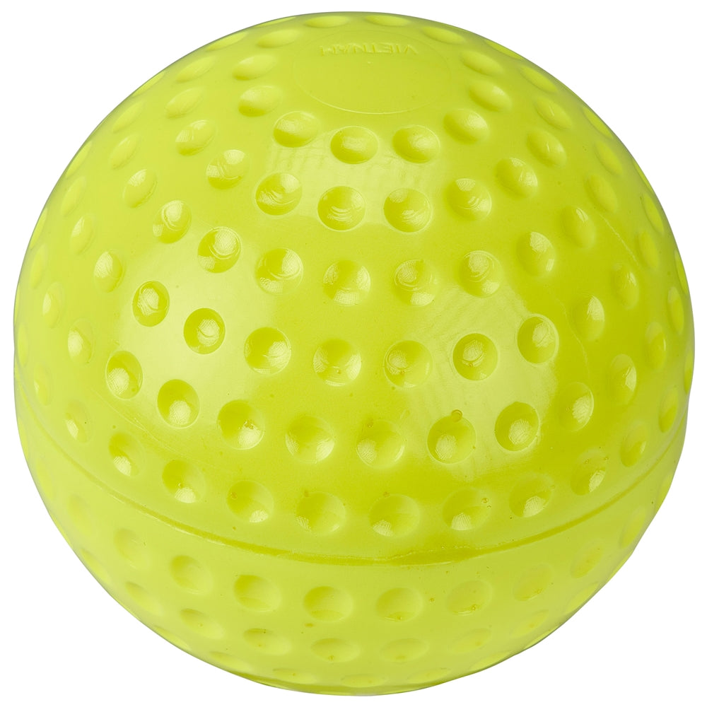 11" Dimple Molded Softball - Optic Yellow