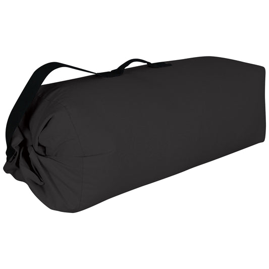 Large Canvas Duffle Bag 42"x24" - Black