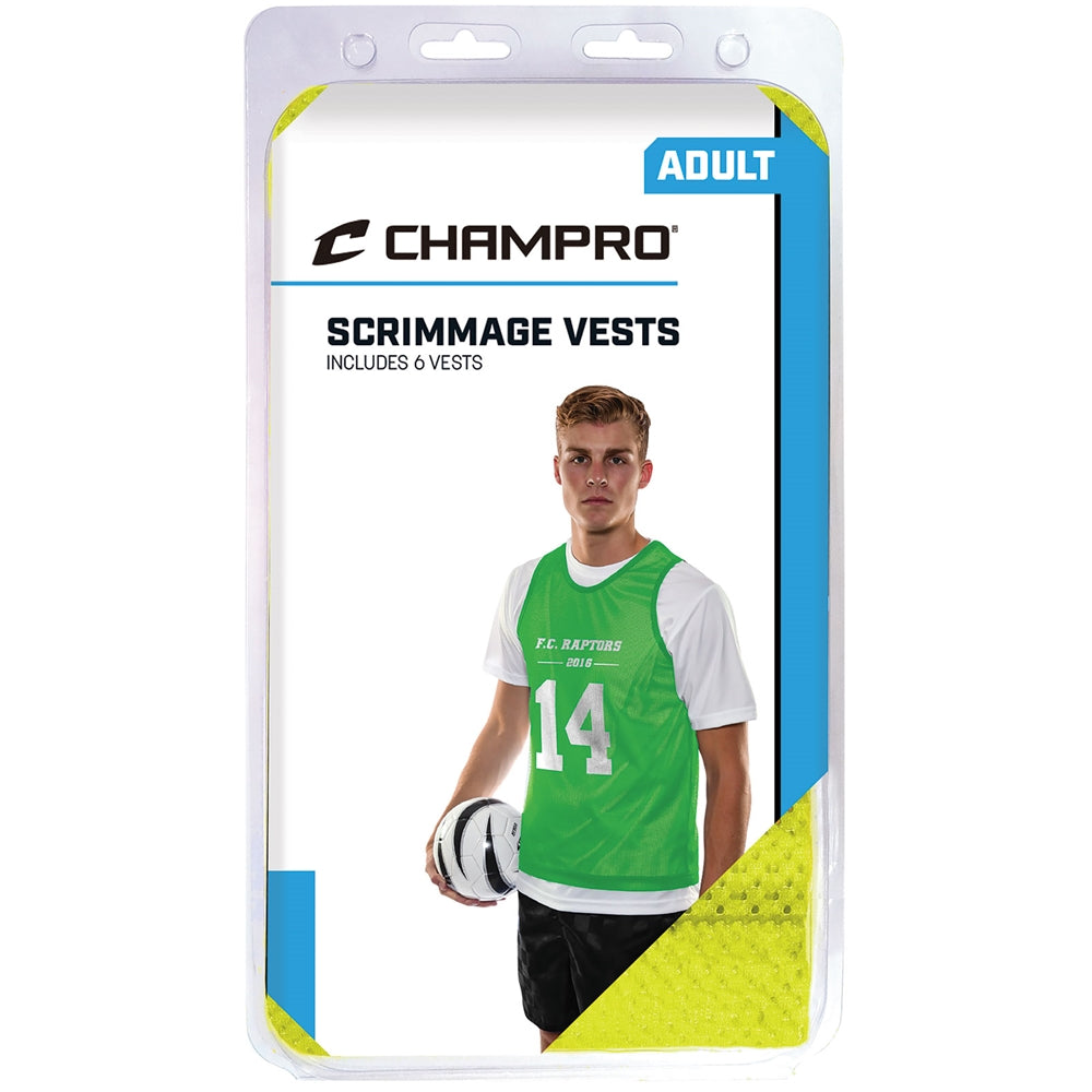 Mens Scrimmage Micro Mesh Soccer Pinnie 6 Pack